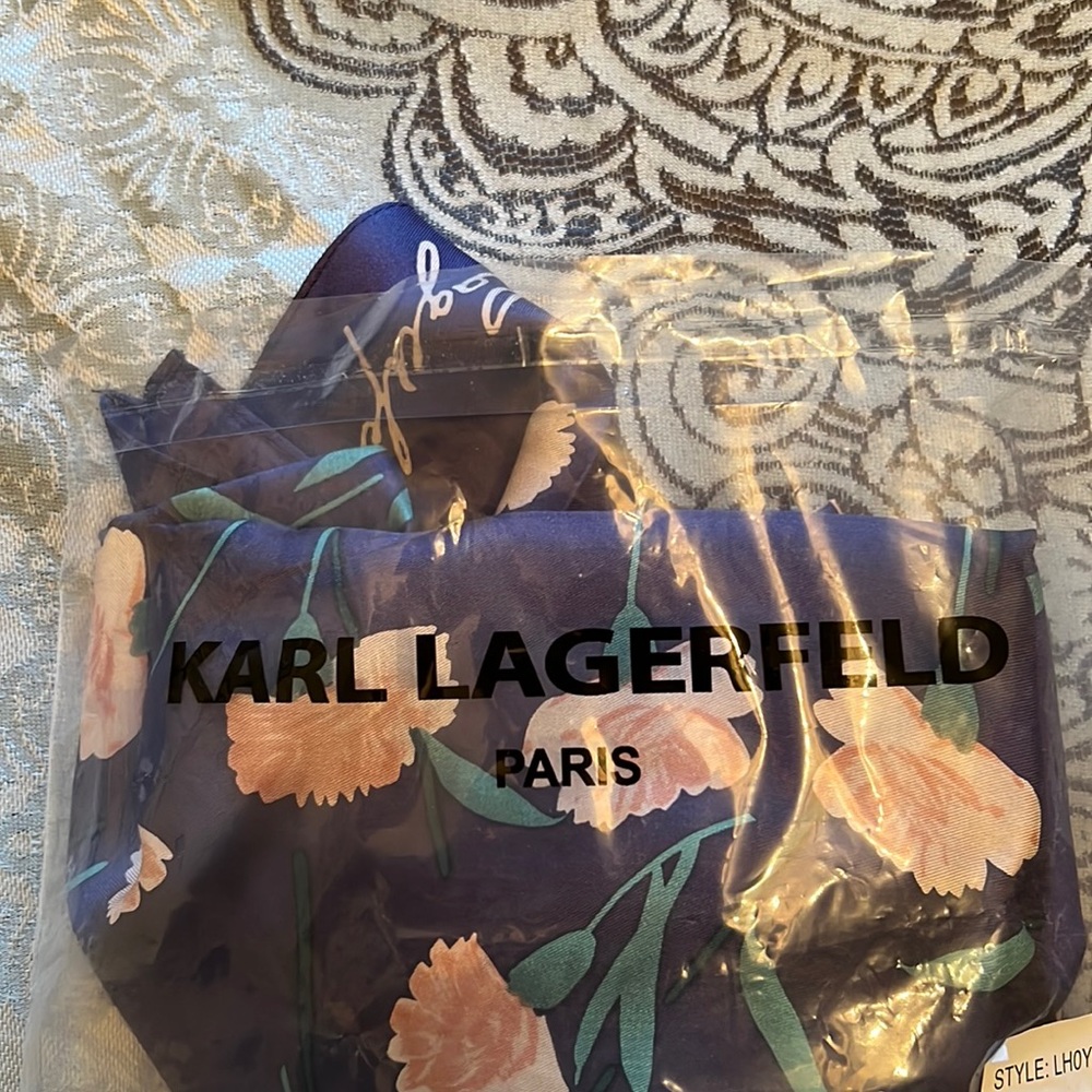 Silk Karl Lagerfeld Scarf